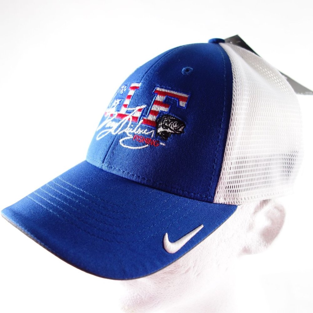 Nike Legacy Dri-Fit Embroidered GLF Fishing Mens Baseball Cap Hat Sz M / L NWT